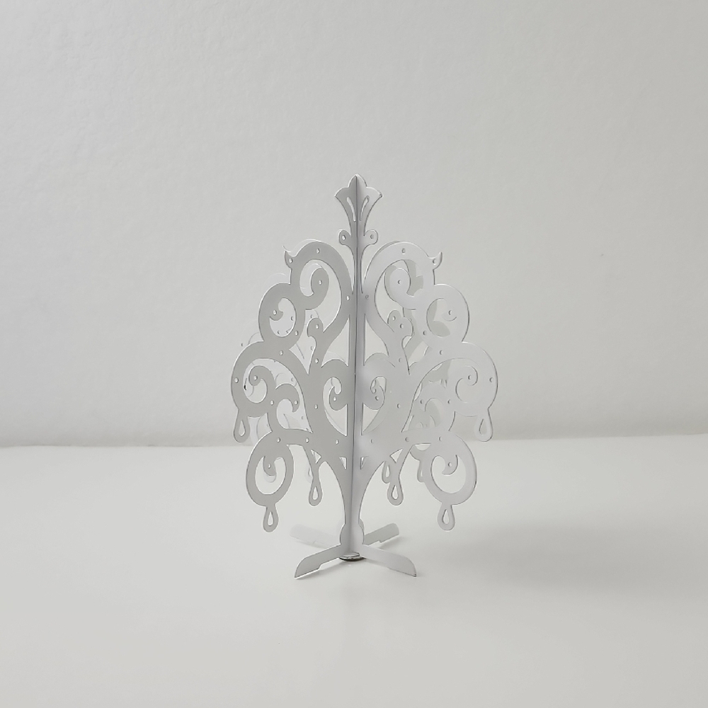 Earring Tree Jewelry Display White